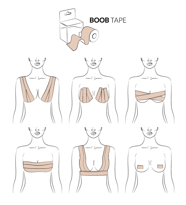 How To Tape Breasts For Spaghetti Straps